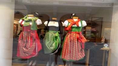 2 TRADITIONAL DRESSES FROM SEPARATE PARTS OF EUROPE2