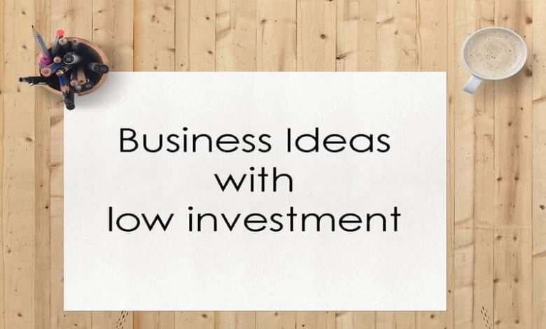 business ideas with low investment