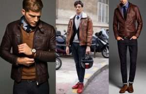 How to Styles Brown Leather jacket1