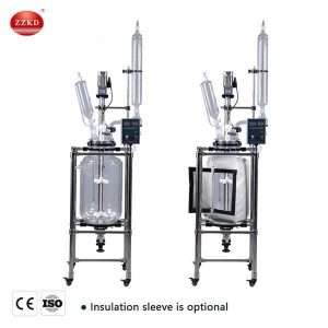 What is a jacketed glass reactor used for1