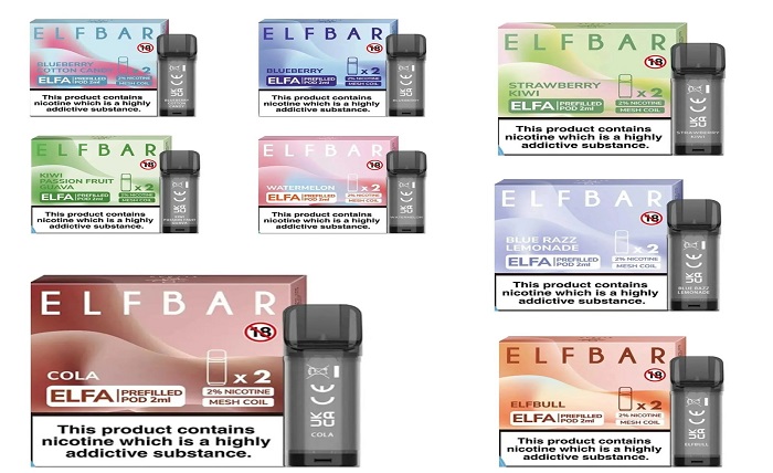 What safety features does the Elf Bar Elfa Prefilled Pod Kit device have | Vape Online Store